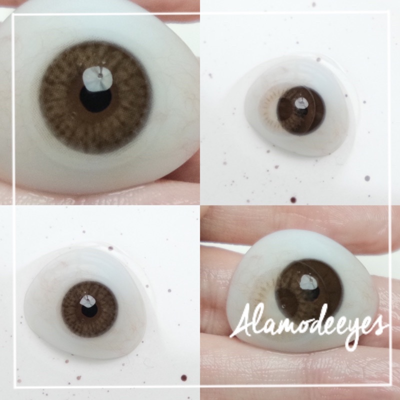 Lens nâu gỗ nhẹ