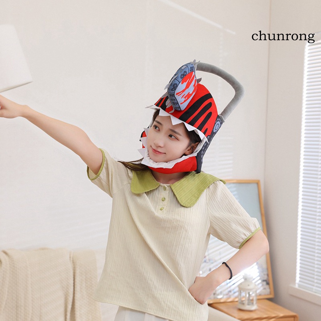 Mũ Trùm Đầu Vải Lông Mềm Mại Bảo Vệ Toàn Diện Hóa Trang Cưa Xích Hoạt Hình Cho Dịp Halloween