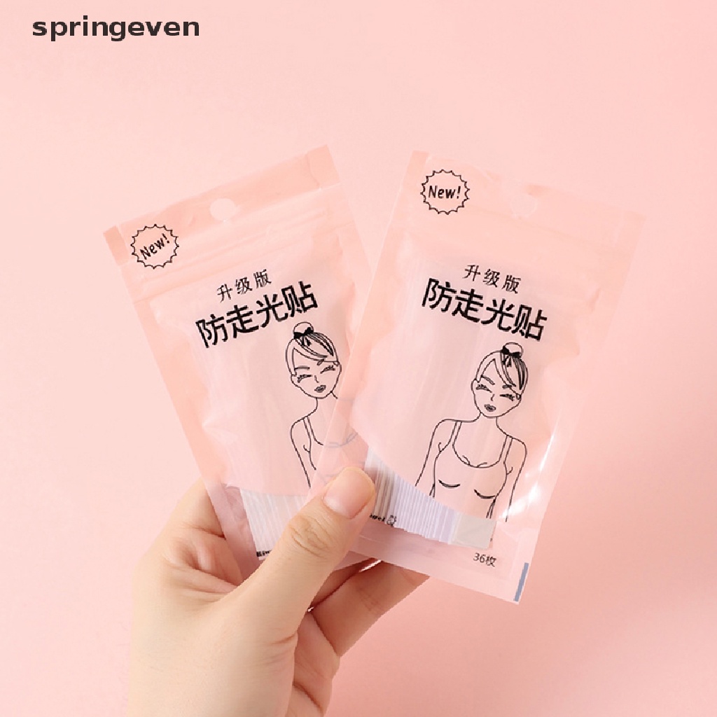 Set 36 Miếng Dán Hai Mặt Màu Trong Suốt Cho Quần Áo Đầm