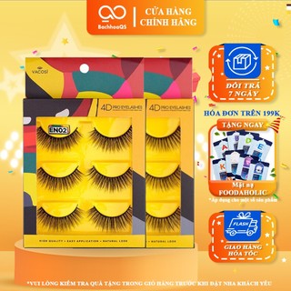 [Đại Lý Vacosi] Mi Chồn Vacosi Tự Nhiên 4D Pro Eyelash - Lông Mi Giả Vacosi 4D Pro Eyelash