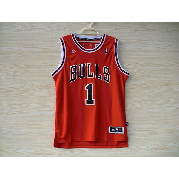 Áo Thun Bóng Rổ NBA Chicago Bulls Derrick Rose Thời Trang 2019 #Áo Bóng Rổ Màu Đỏ Số 1 R30 Mnihg08Lhhooc39 Năng Động Thời Trang