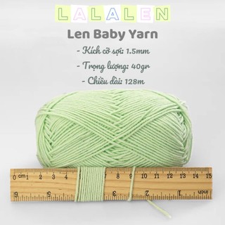 Len Baby Yarn - Cuộn 40gr (Mã 01-33)