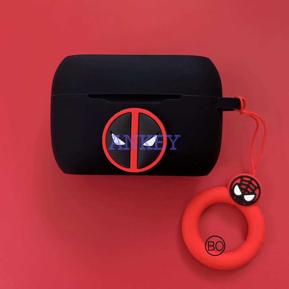 Jabra Elite 5 4 Active 3 2 E3 E2 85T 75T Case Cute Deadpool Cartoon Cover TWS Bluetooth Earphone Wireless Headphone Headset Box Bag