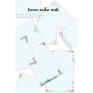Sổ A4 luyện chữ đẹp không lem hoa văn đẹp