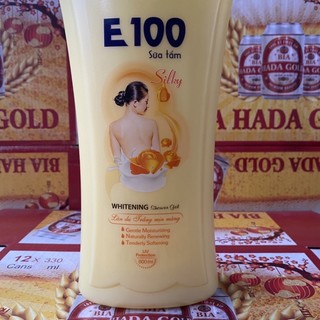 SỮA TẮM E100 SILKY vàng 1,2ML và 800ML