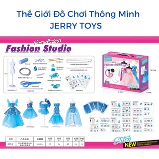 Đồ chơi thiết kế thời trang clothing design house, dụng cụ may vá thủ công sáng tạo cho bé