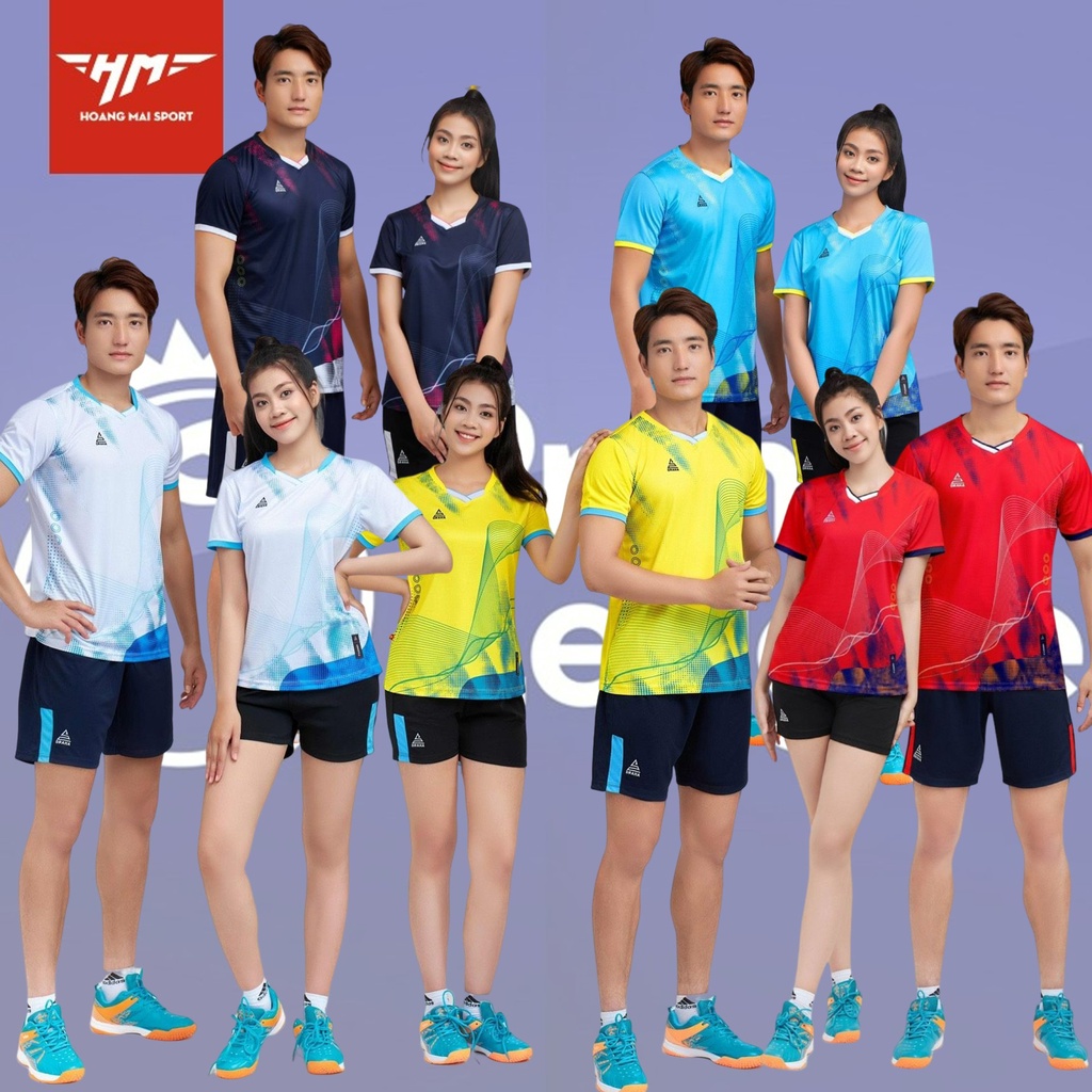 Bộ quần áo thể thao bóng chuyền nam nữ cộc tay Passion cao cấp