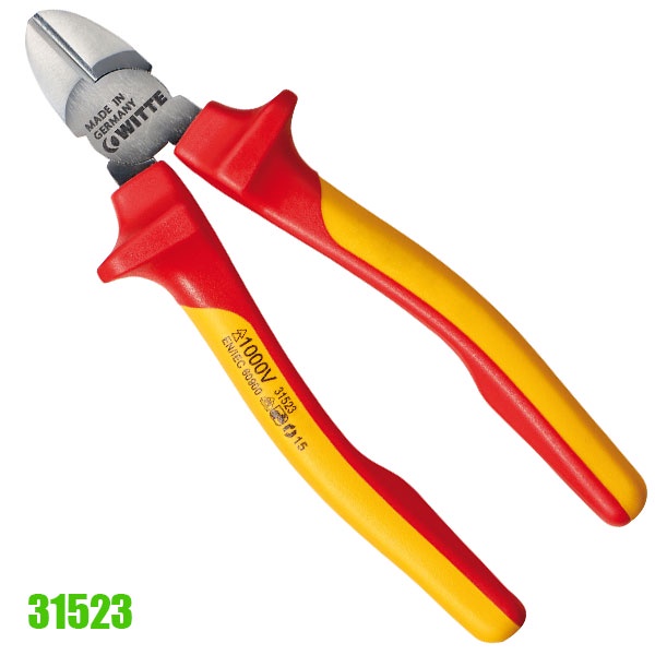 Kìm cắt cạnh PRO VDE cách điện 1000V WITTE 31523 .Sản xuất tại Đức