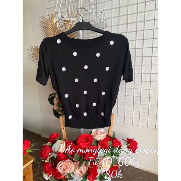 Áo mongtegi dáng croptop