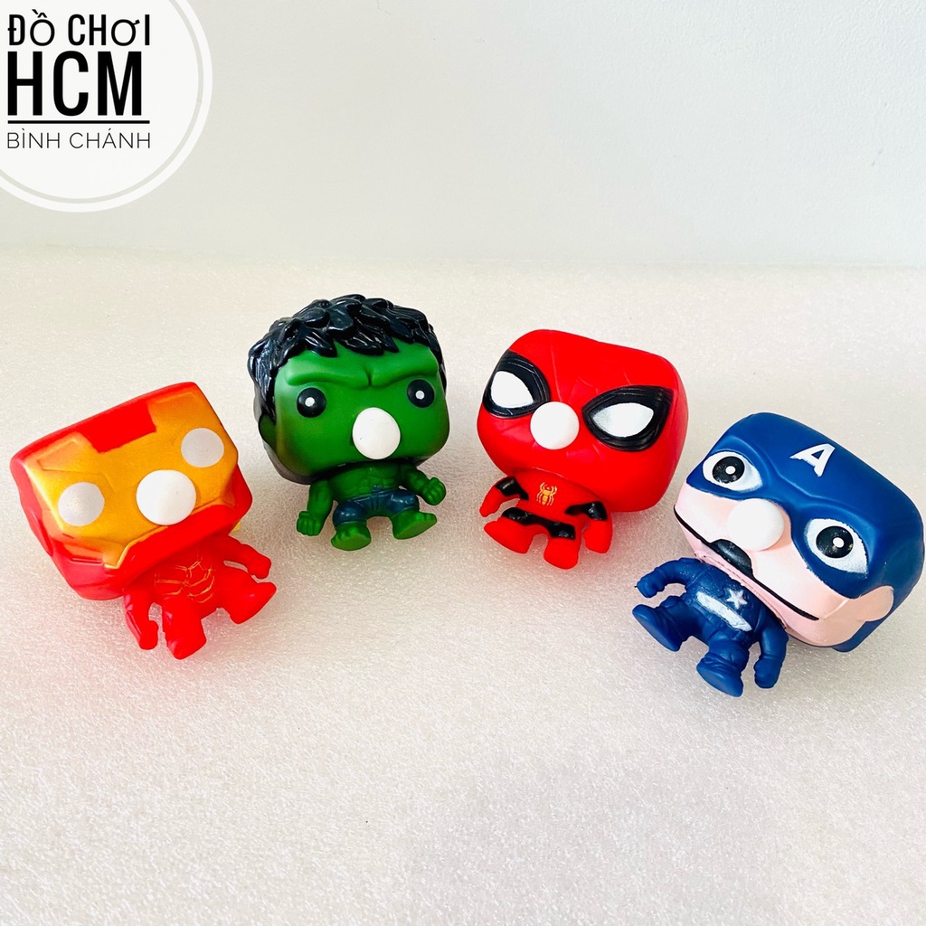 Đồ chơi trẻ em siêu anh hùng thổi bóng cho bé thích Hulk, Spider man, Captain American, Iron man