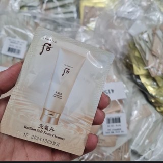 Combo 10 gói sữa rửa mặt tái sinh Whoo cao cấp
