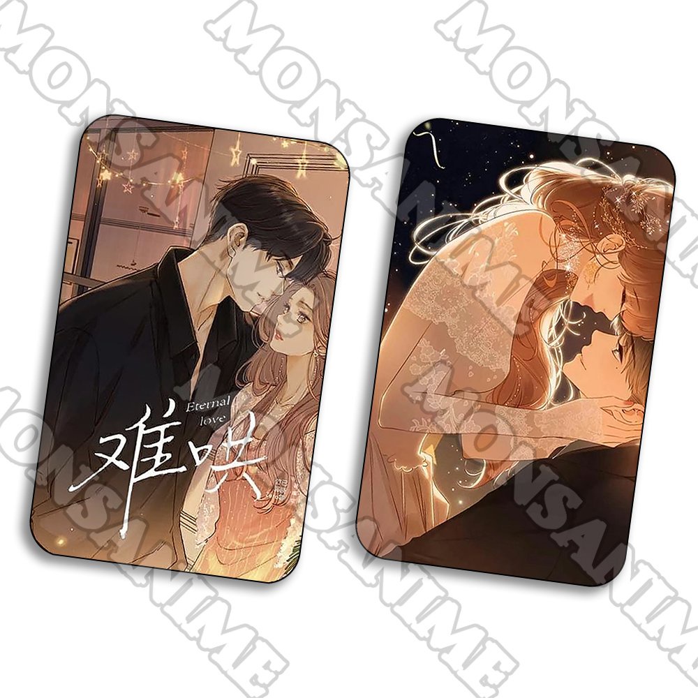Ảnh card bo góc in hình KHÓ DỖ DÀNH ver PHÒNG SAO manhua thẻ bo viền 5*8cm anime chibi game sưu tầm 1 tấm