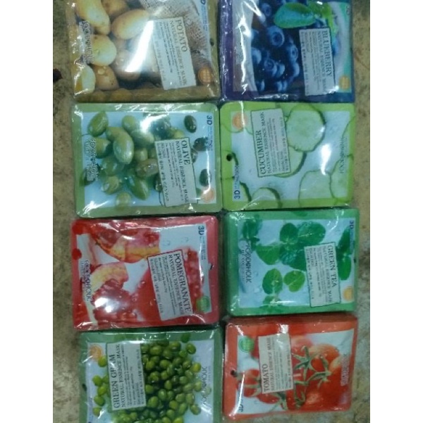 Mặt Nạ Dưỡng Da 3D FOODAHOLIC Natural Essence Mask 23ml