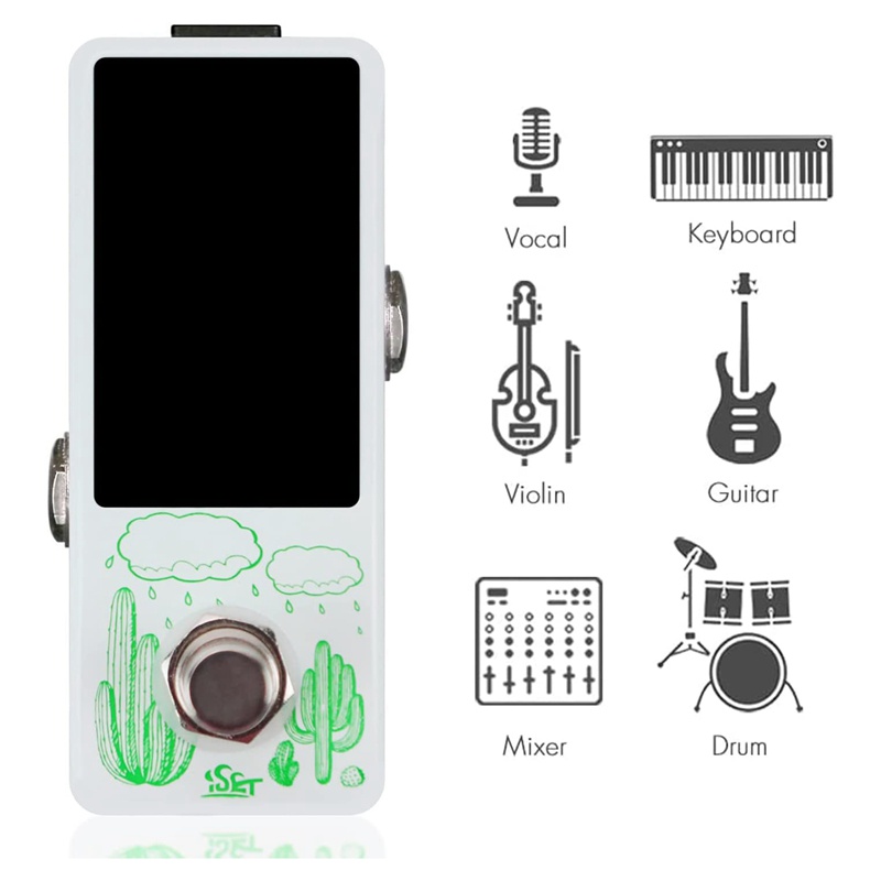 Bàn Đạp Điều Chỉnh Âm Thanh Với Màn Hình LCD Hiển Thị Độ Chính Xác Cao Cho Guitar Bass Volin True Bypass