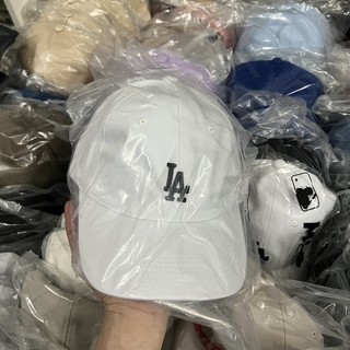 Mũ lưỡi trai L.A - N.Y basic ( White - xuất dư)