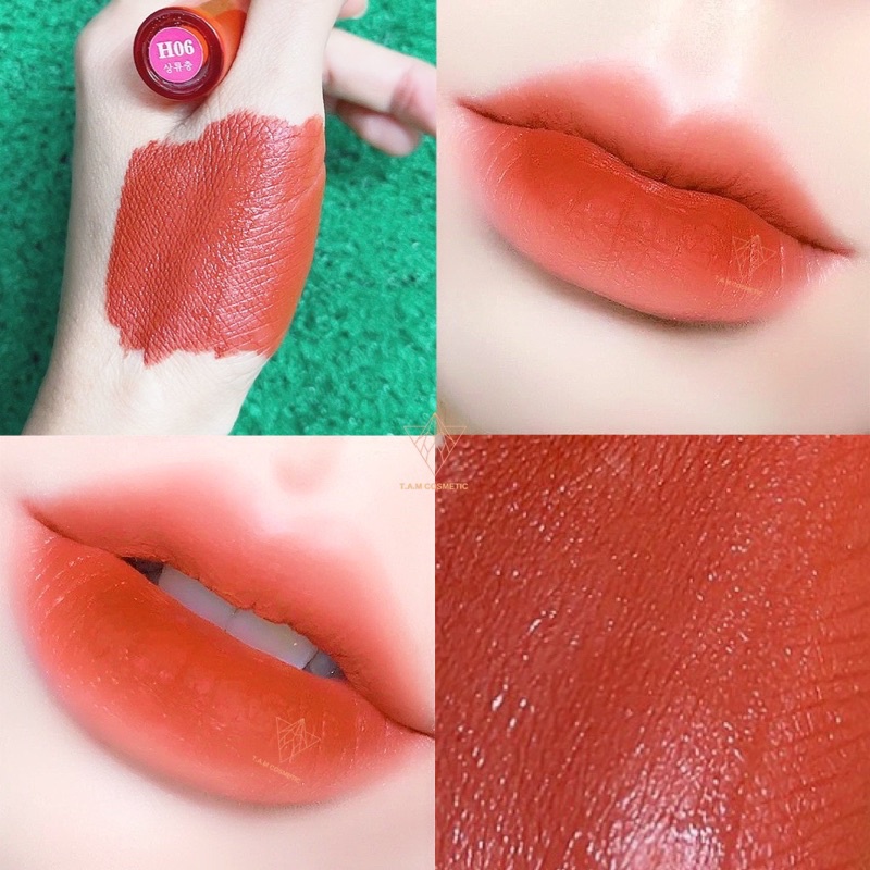 Top màu son trend velvet tint 상류층 T.A.M siêu kháng nước lâu trôi cho môi Khô