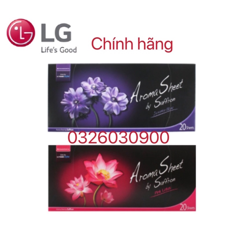 Giấy thơm Aroma sheet Hàn Quốc LG