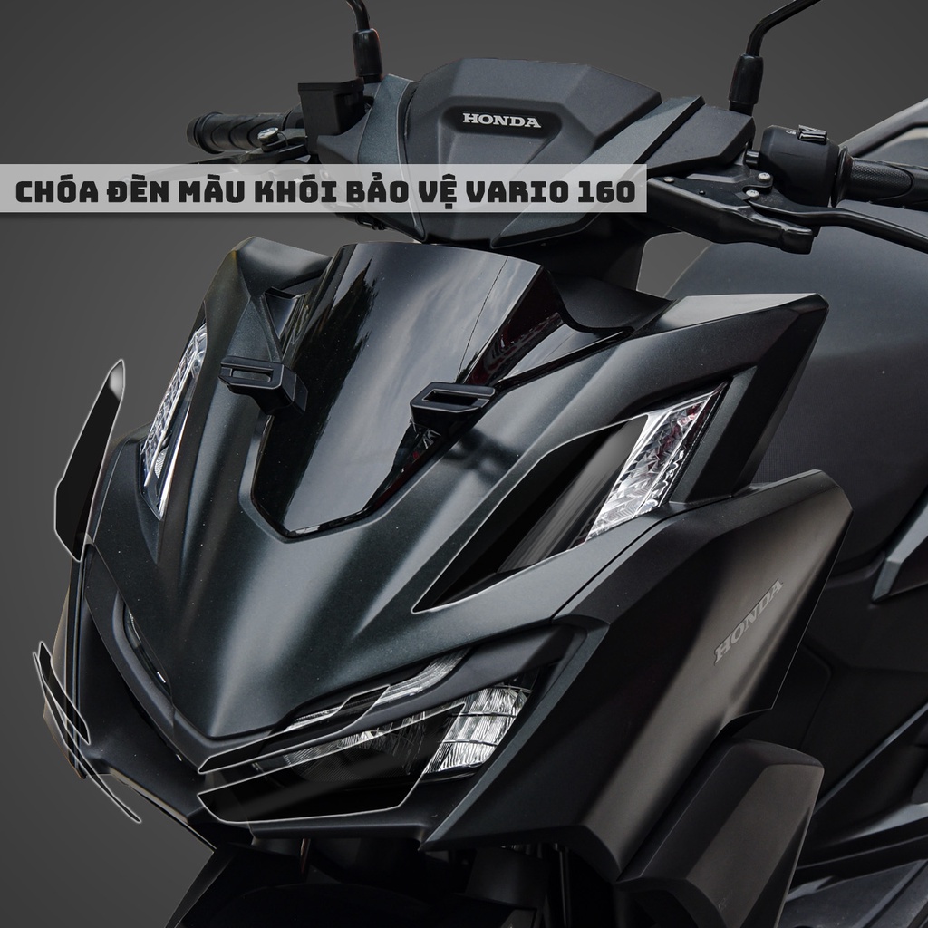 Decal TITAN dán CHÓA ĐÈN VARIO 160 màu xanh lam cánh cam chống trầy xước HONDA VARIO 160