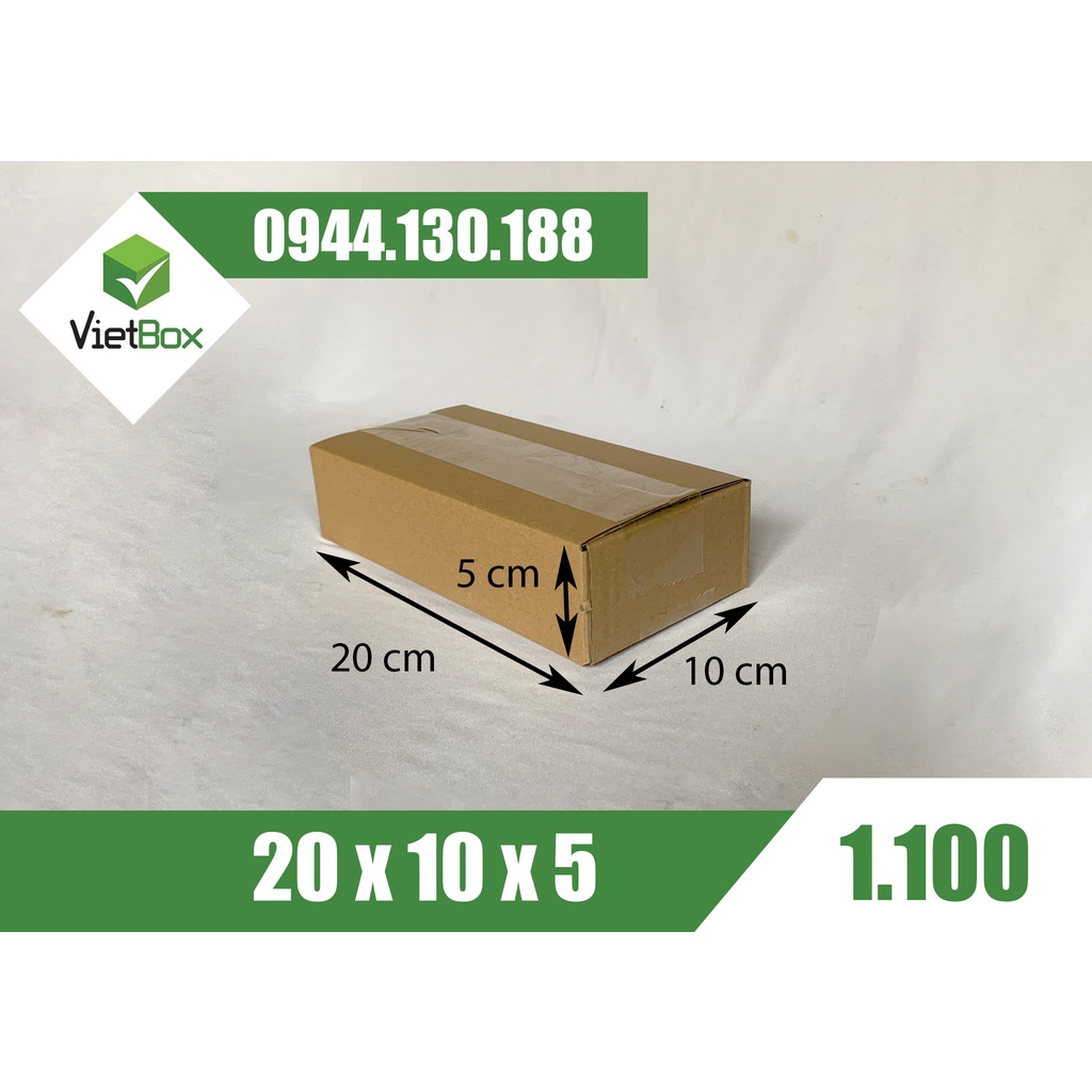 Combo 40 hộp carton 20x10x5