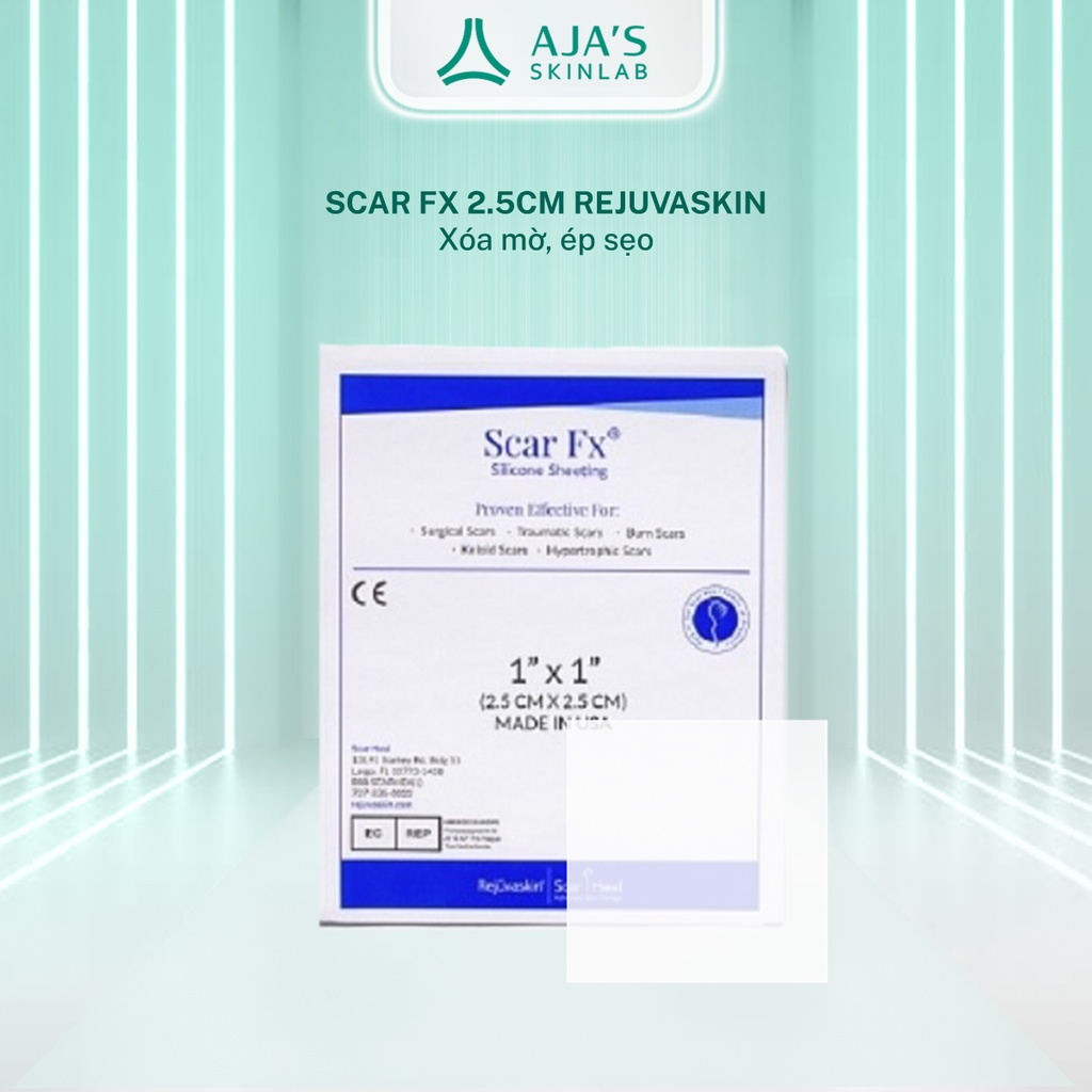 Miếng dán xóa mờ, ép sẹo Scar FX 2.5cm REJUVASKIN - AJA'S SKINLAB