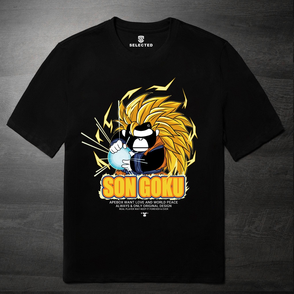Áo thun tay lỡ nam nữ unisex form rộng SOGUKU, áo phông 7 viên ngọc rồng , Dragon ball bape