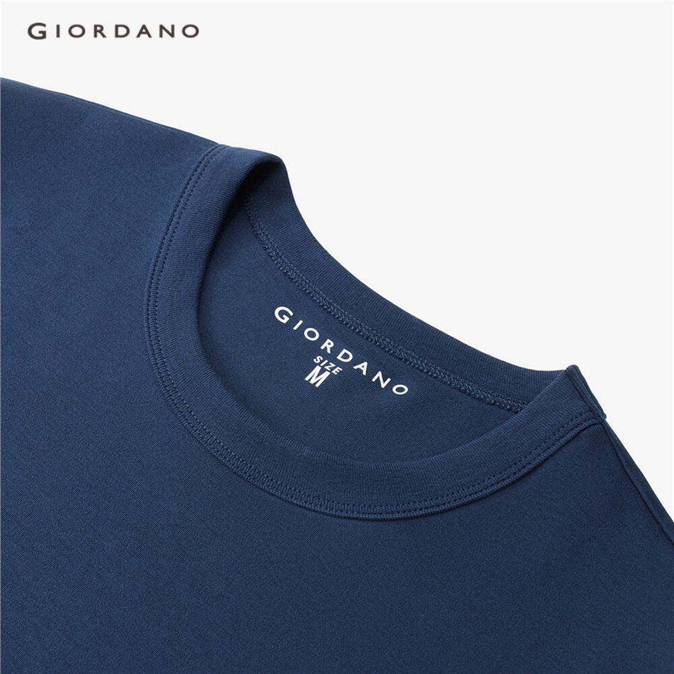 Áo thun GIORDANO 13323201 cổ thuyền tay ngắn màu cho nữ