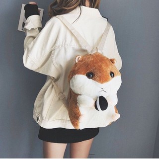 Balo nữ hình sóc, balo mini hình thú chuột hamter siêu xinh