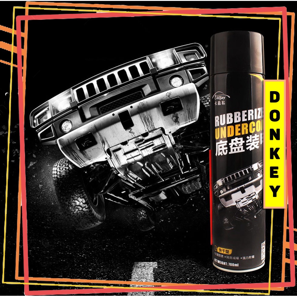 Dung Dịch Xịt Sơn Phủ Gầm Ô tô Chống Ồn, Chống Rỉ Sét, Mọt Khung Xe, Tăng Độ Cách Âm Ô 700ML