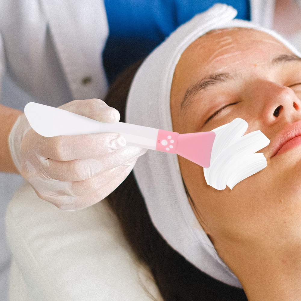 1 Cọ Silicone Hai Đầu Phết Mặt Nạ DIY