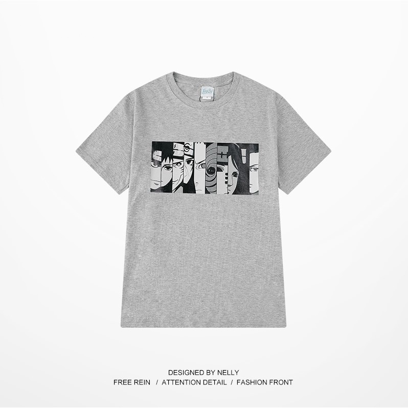 Áo thun Nelly ngắn tay in hình "Naruto" áo phông
