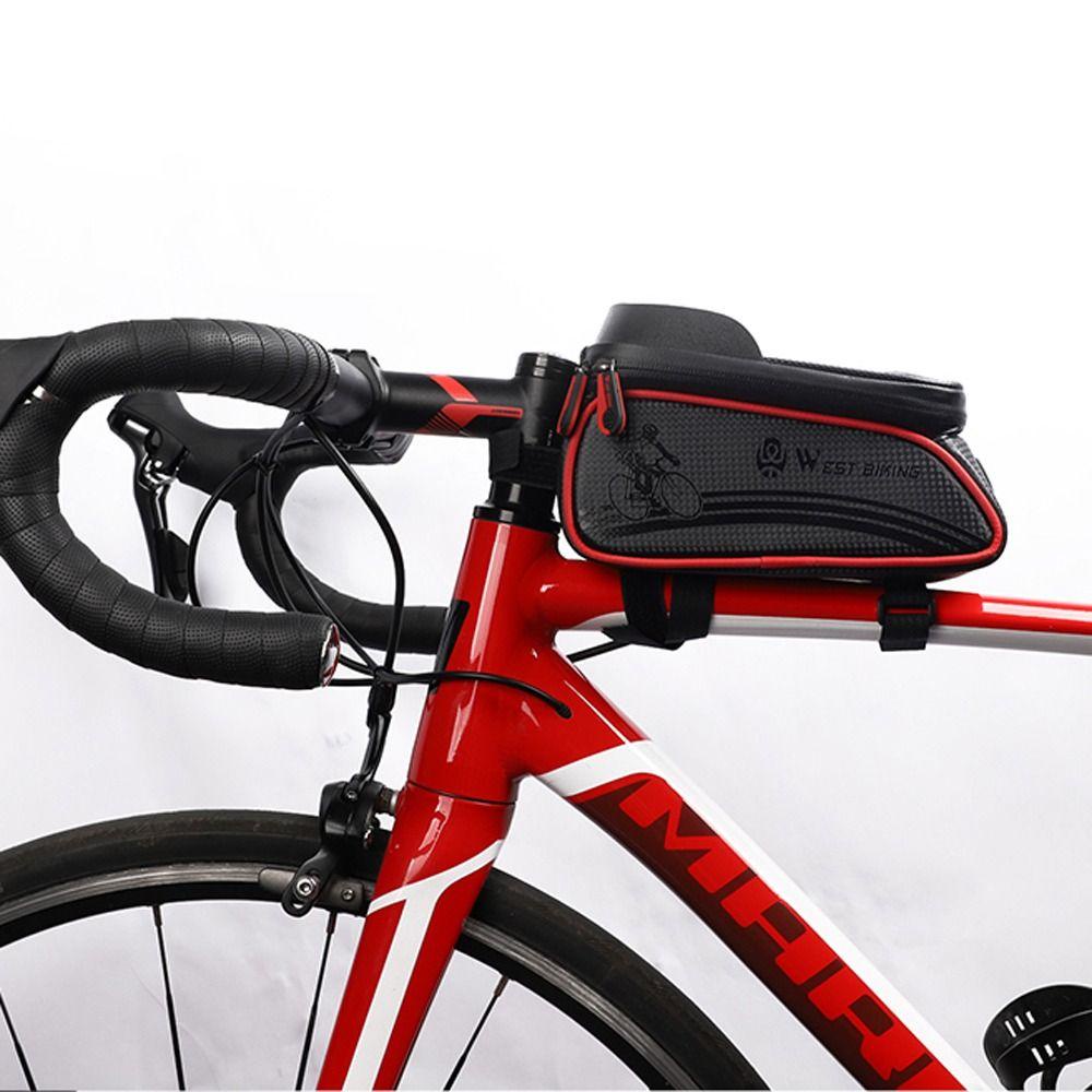 Túi Đựng Điện Thoại Chống Thấm Nước Cảm Ứng Chạm Gắn Khung Trước Xe Đạp