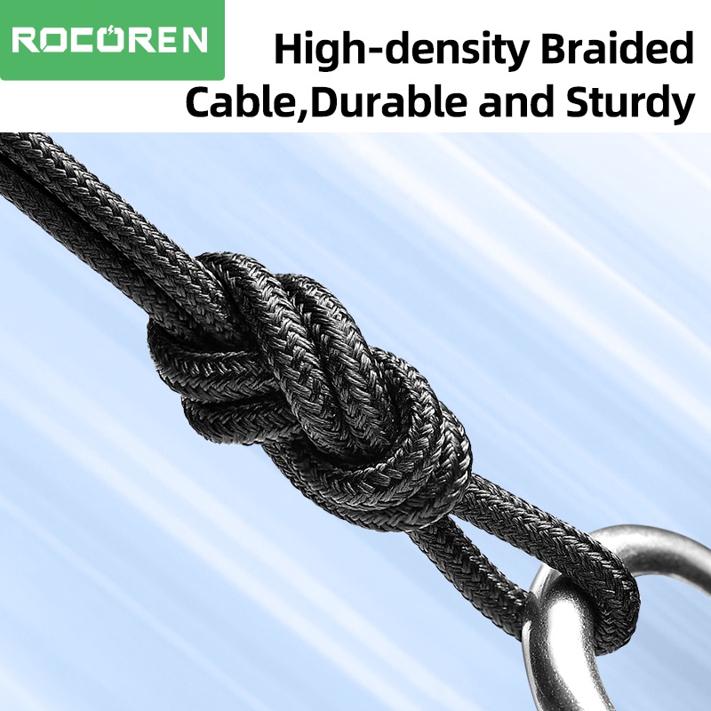 Dây cáp sạc nhanh Rocoren USB 2.4A