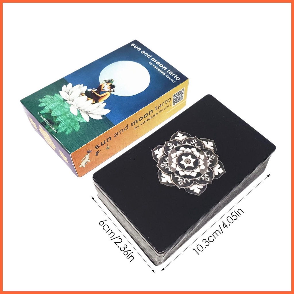 Bộ Bài Tarot Tiếng Anh Hình Mặt Trời Và Mặt Trăng