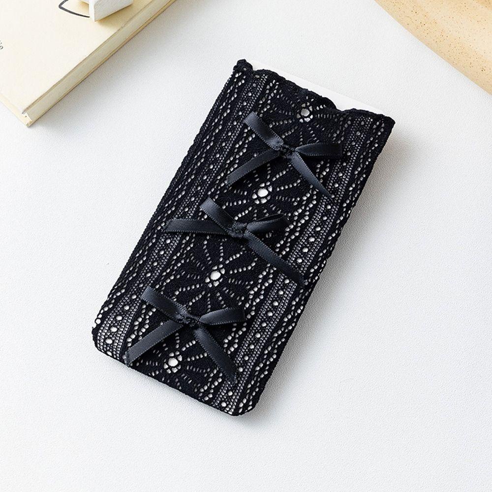 Đôi Vớ Dài Phối Ren Rỗng Thoải Mái Đính Nơ Ngôi Sao Ngọt Ngào Cho Bé Gái