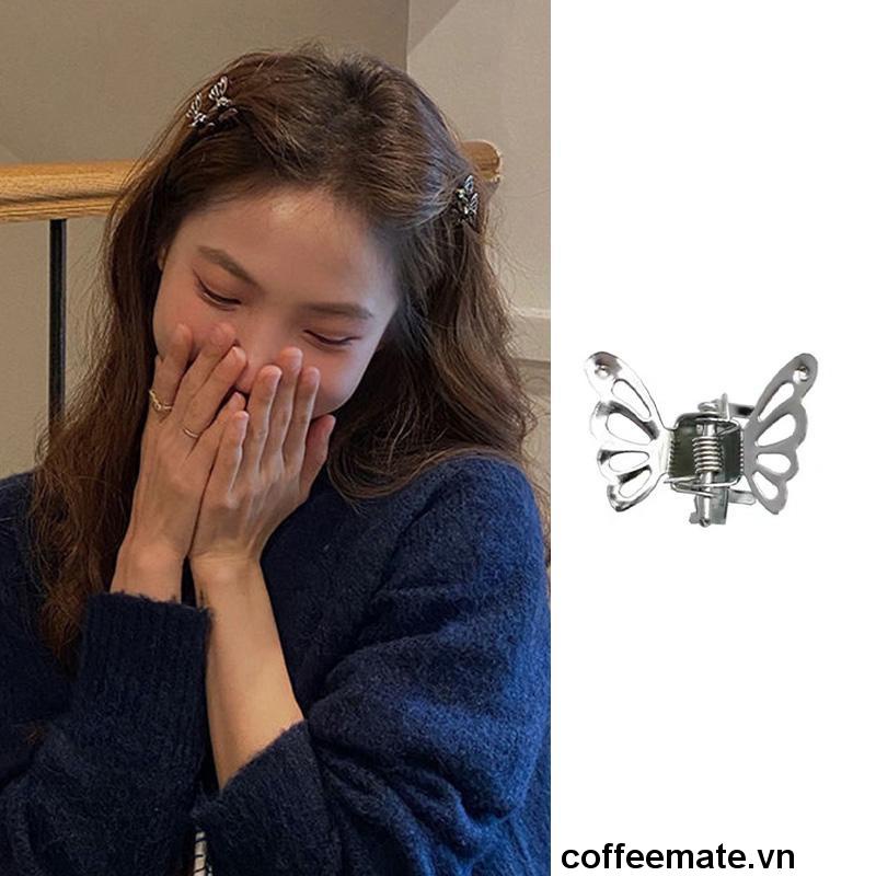 【coffeemate】⚡ Kẹp Tóc Hình Bướm Nhỏ Bằng Kim Loại Dễ Thương Thanh Lịch Phong Cách Hàn Quốc Cho Nữ Sinh