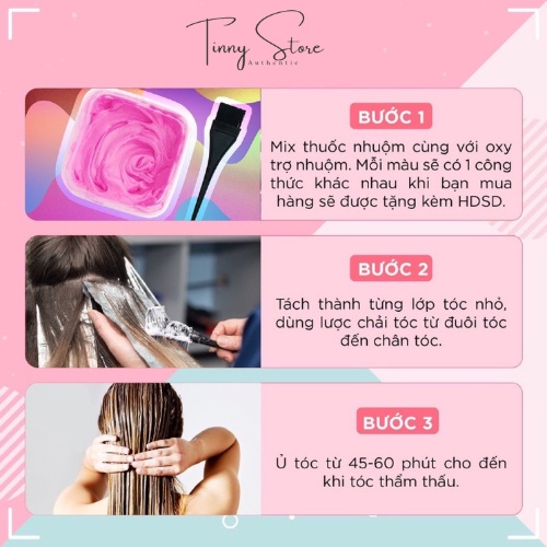 Thuốc nhuộm tóc PHÚC BỒN TỬ tặng kèm OXY TRỢ NHUỘM