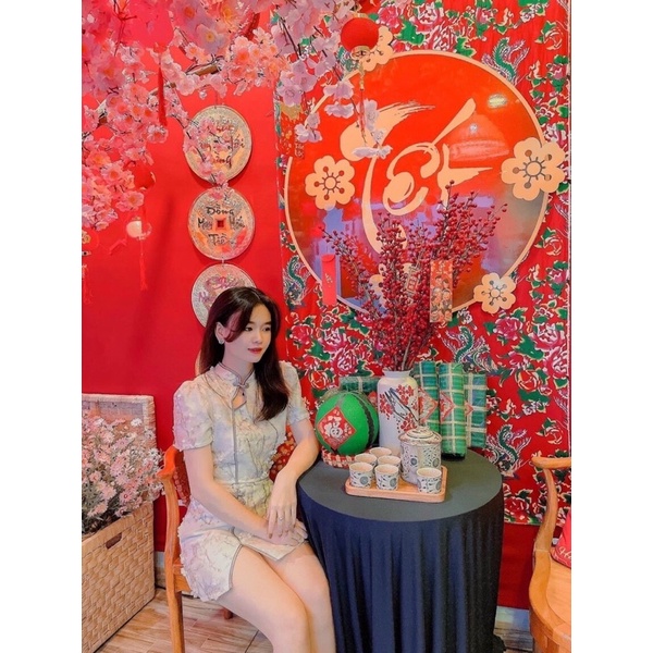SET TẾT HOA NỔI CỔ TÀU (100% MAKE BY SHOP) (KHÁC HÌNH ĐỀN GẤP ĐÔI GIÁ TRỊ)