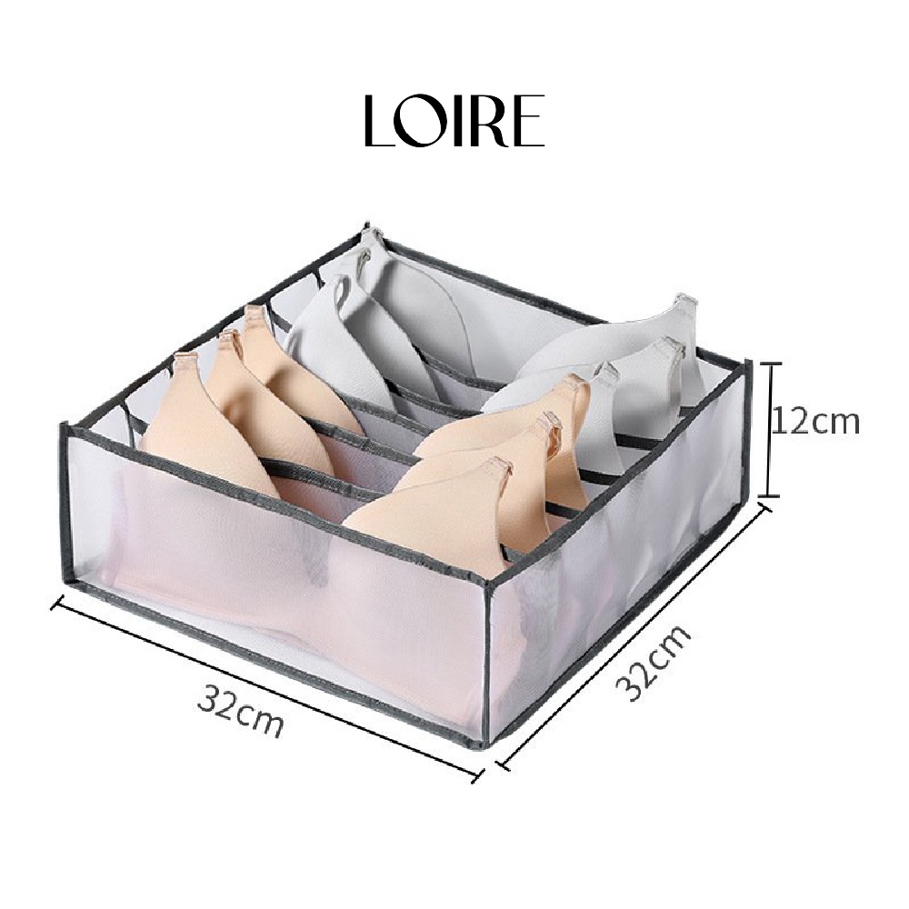 Hộp Đựng Đồ Lót Chia Ngăn Loirechic HDL01