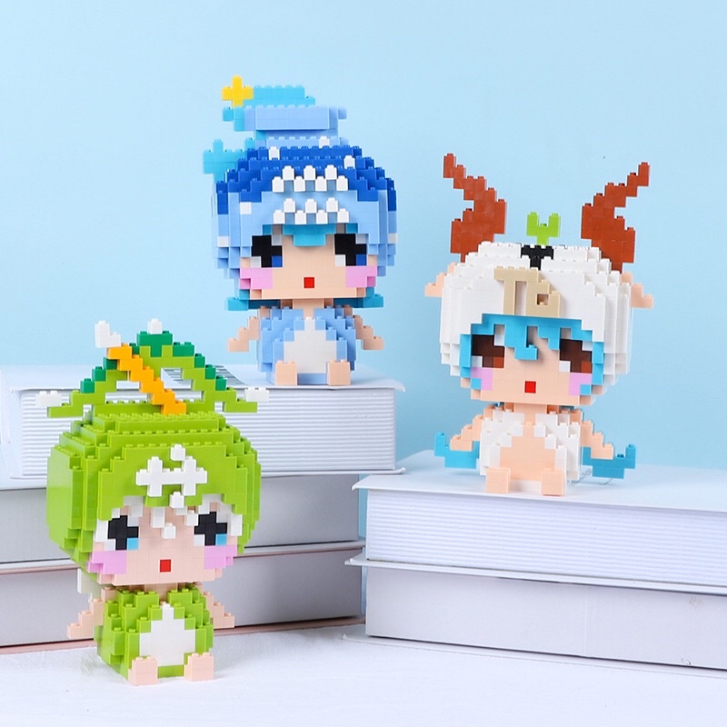 Lắp ráp mô hình 12 cung Hoàng Đạo , đồ chơi lắp ráp 3D 12 cung Hoàng Đạo mini