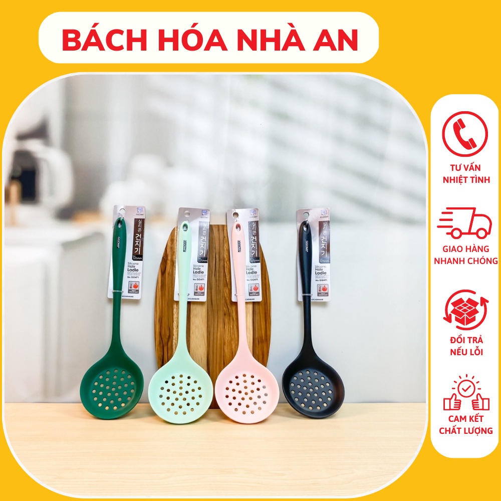 MUÔI - VÁ - MUÔI THỦNG SILICONE CHỊU NHIỆT ĐỘ CAO GGOMI - GG469 - GG470 - GG471