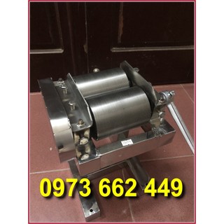 Máy thái bì heo da lợn lá chanh bằng INox quay tay