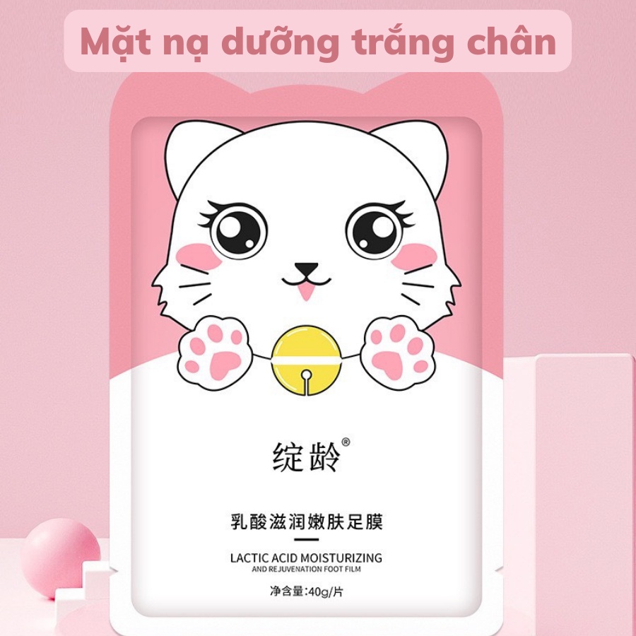 Mặt Nạ Chân Tẩy Tế Bào Chết Chăm sóc da chân nứt nẻ, thô ráp 1Cặp WINK