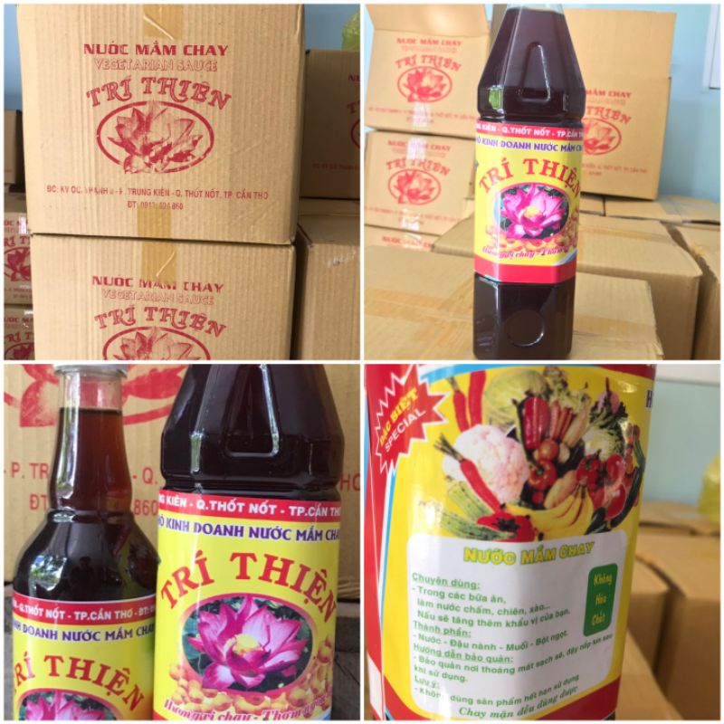 Nước Mắm Chay Trí Thiện thùng 20 chai 500ml#ngon#rẻ#Vô địch