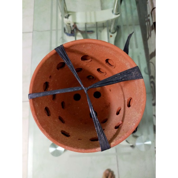 Combo 10 chậu đất nung trồng lan Bình Dương