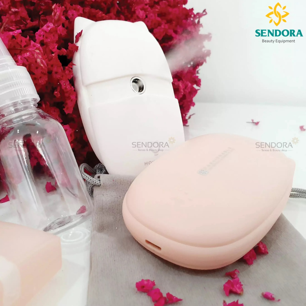 Máy phun sương tạo ẩm cầm tay mini cho da mặt Asenta fullbox chính hãng