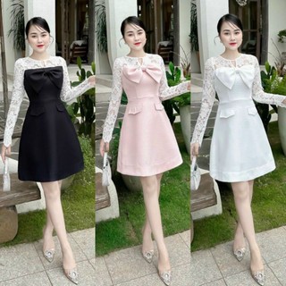 váy dạ phối ren