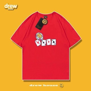 Tee dr.e.w lá bài cotton dày dặn đầy đủ tem tag