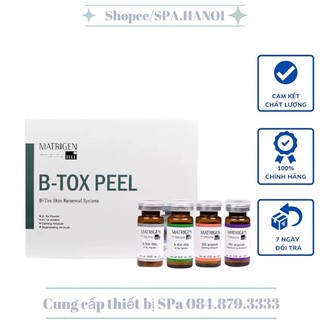 Bộ thay da sinh học B-Tox Peel bằng tảo Silic (bộ 2 màu 6 cặp tảo )