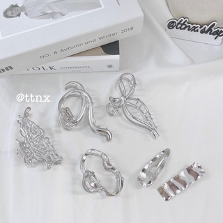 Kẹp tóc kim loại vuông cao cấp 🔅freeship🔅