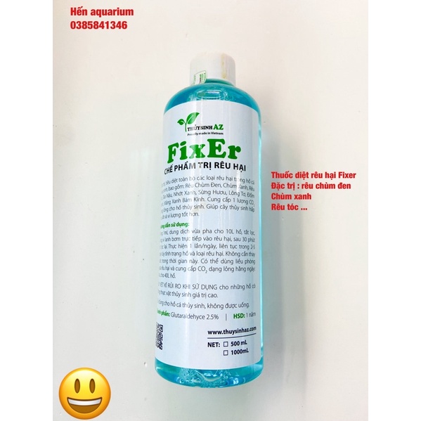 Thuốc Điều Trị Diệt Rêu Hại Hồ Cá Thủy Sinh Ptv Fixer